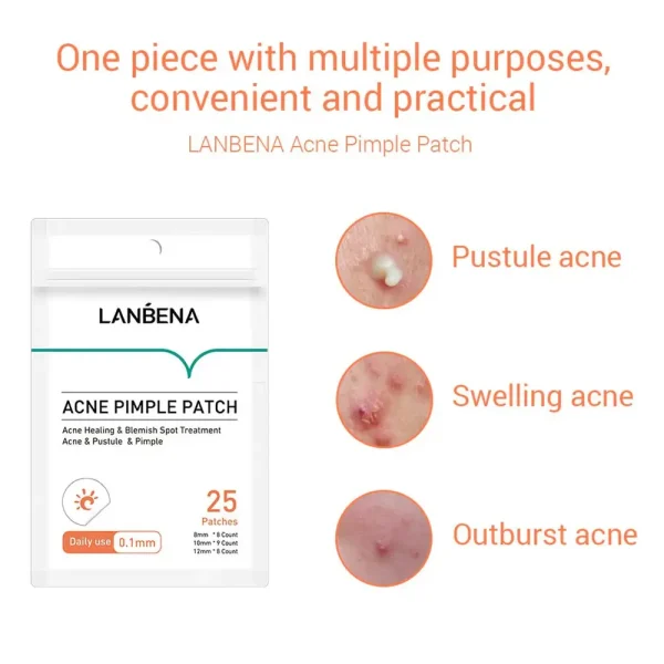 Lanbena Acne Pimple Patch Daily Use 25 Patches 2