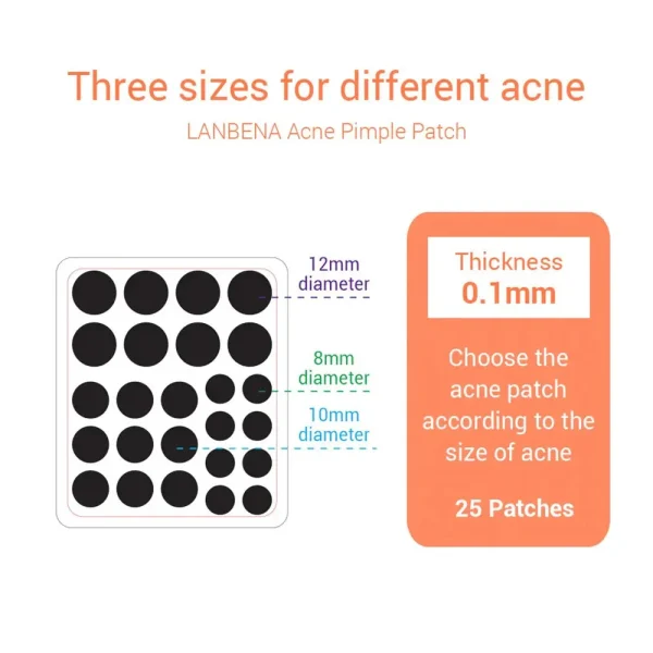 Lanbena Acne Pimple Patch Daily Use 25 Patches 3