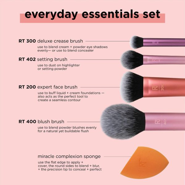 REAL TECHNIQUES Everyday Essentials set 4