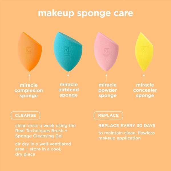 Real Tenchinques Miracle Complexion Sponges 10