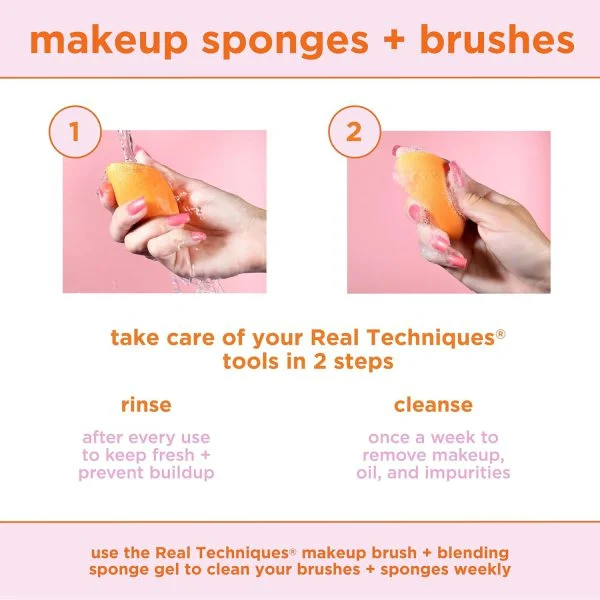 Real Techniques 2 Miracle Complexion Sponges - Image 9