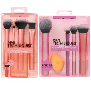 Real Techniques Everyday Essentials and Flawless Base Brush Set 10 Pcs