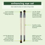 EcoTools Eye Enhancing Duo Makeup Brush Set
