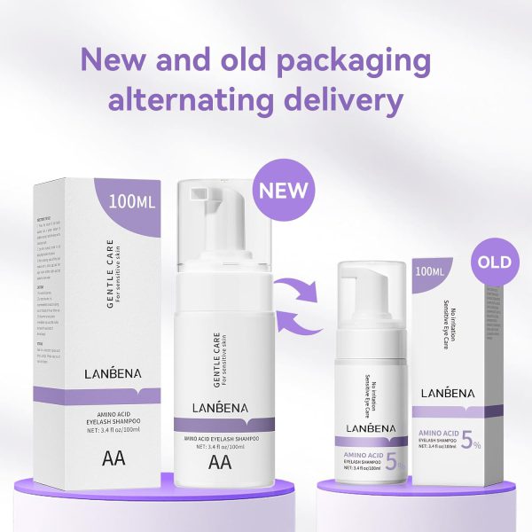 Lanbena Amino Acid Eyelash Shampoo 100ML 3