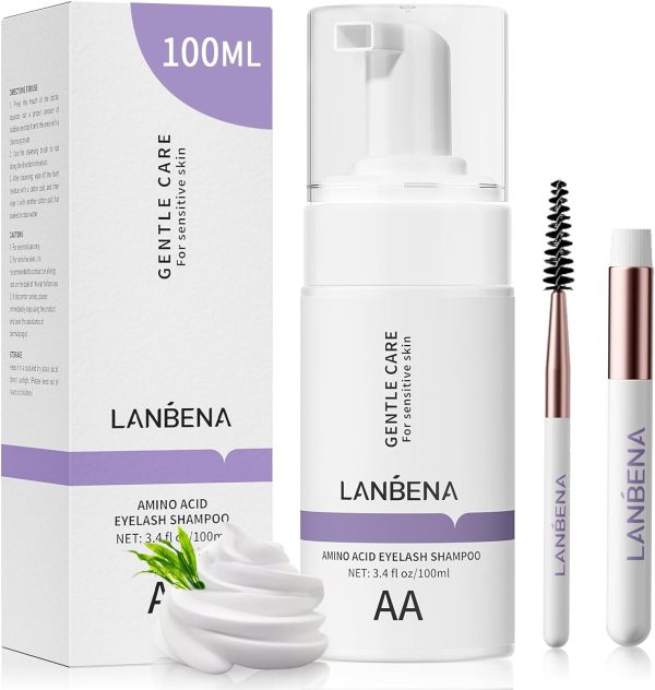 Lanbena Amino Acid Eyelash Shampoo 100ML