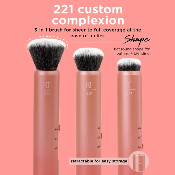 Real Techniques Custom Complexion Brush For Foundation and Concealer 6