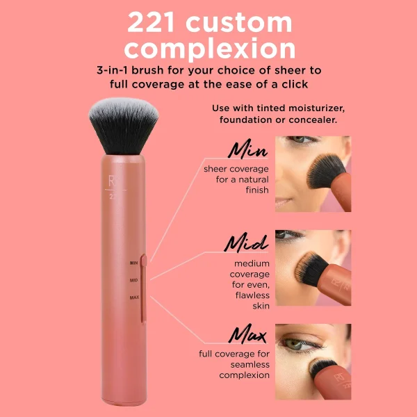 Real Techniques Custom Complexion Brush For Foundation and Concealer 7