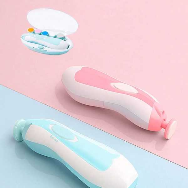 Baby Nail Trimmer Electric 6 In 1 Baby Safe Electric Nail with Led Light