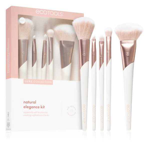 Eco Tools Luxe Collection Natural Elegance Kit Face Makeup Brush Set