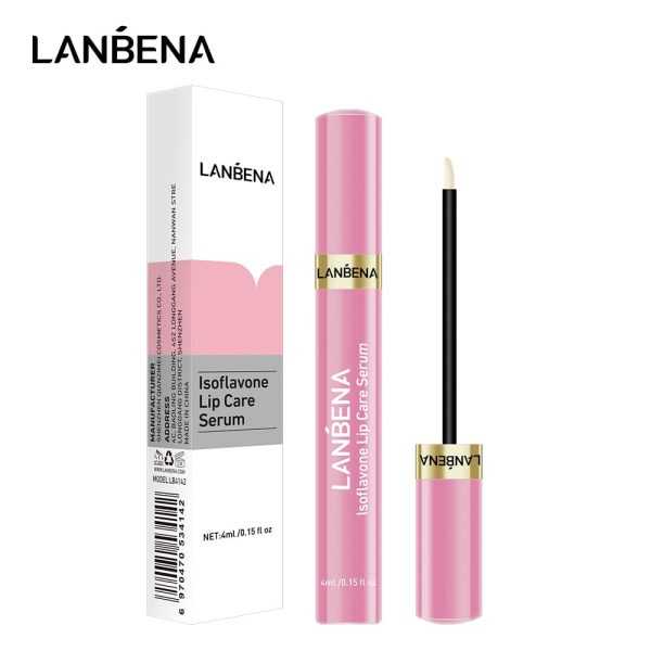 LANBENA Natural Lsoflavone Lip Plumper Repairing Lip Care Serum Reduce Fine Lines Increase Moisturizing Lip Elasticity Beauty 11