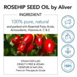 Aliver Rosehip Oil For Face, Hair & Body