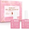 Aliver Soak Off Gel Nail Polish Kit 2 Aliver Soak Off Gel Nail Polish Kit
