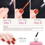 Aliver Soak Off Gel Nail Polish Kit 4 Aliver Soak Off Gel Nail Polish Kit