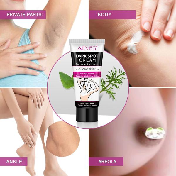 Aliver Whitening Cream For Body Underarm 60ML 3