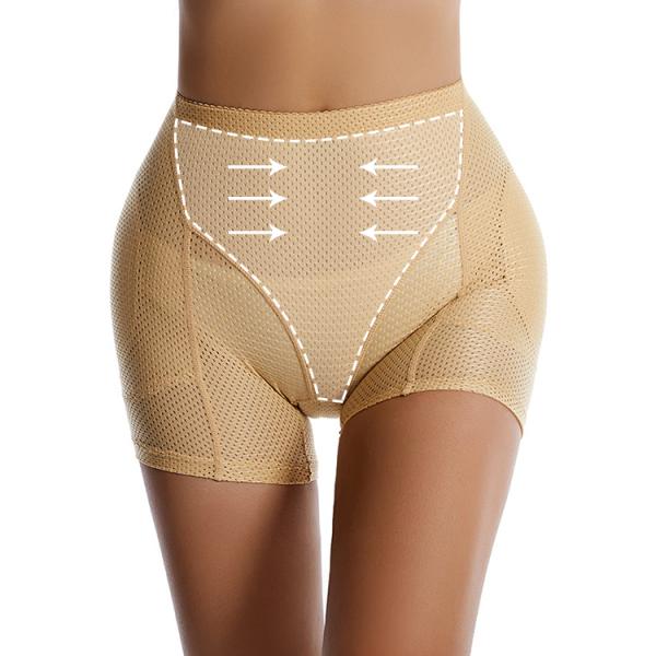 Corset Breathable Elastic Hip Shapers for Women Beige 4