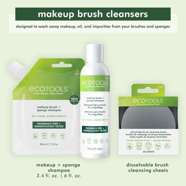 EcoTools Dissolving Brush Cleansing Sheets 30 Sheet Count 8