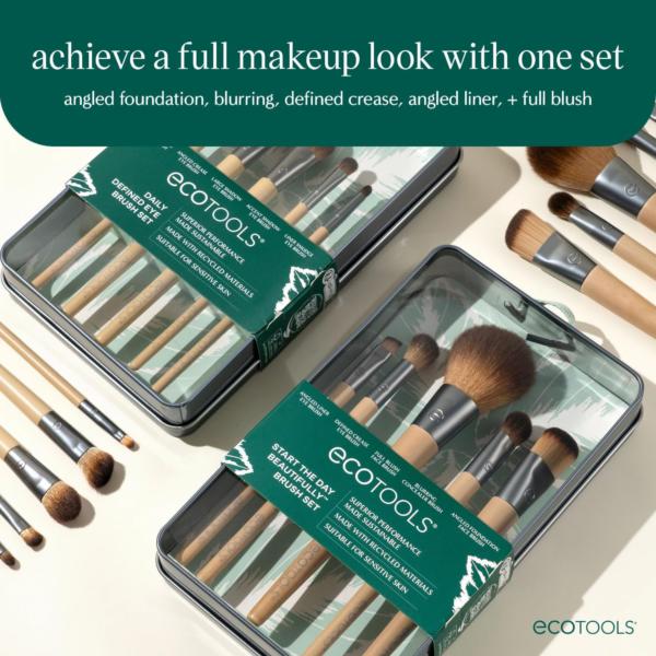 EcoTools Start The Day Beautiful Makeup Brush Kit Limited Edition 5