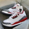 Fire Red Basketball Shoes with Thick Sole Casual Sneakers Jordaneliedly Blank Air Jordan 3 5 Fire Red Basketball Shoes with Thick Sole Casual Sneakers Jordaneliedly Blank Air Jordan 3