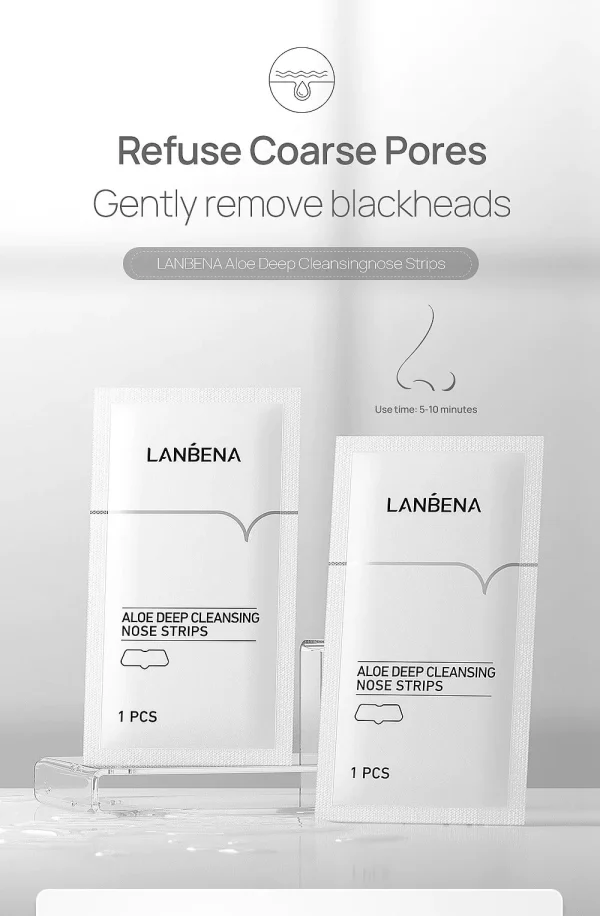 Lanbena Aloe Deep Cleansing Nose Strips 2