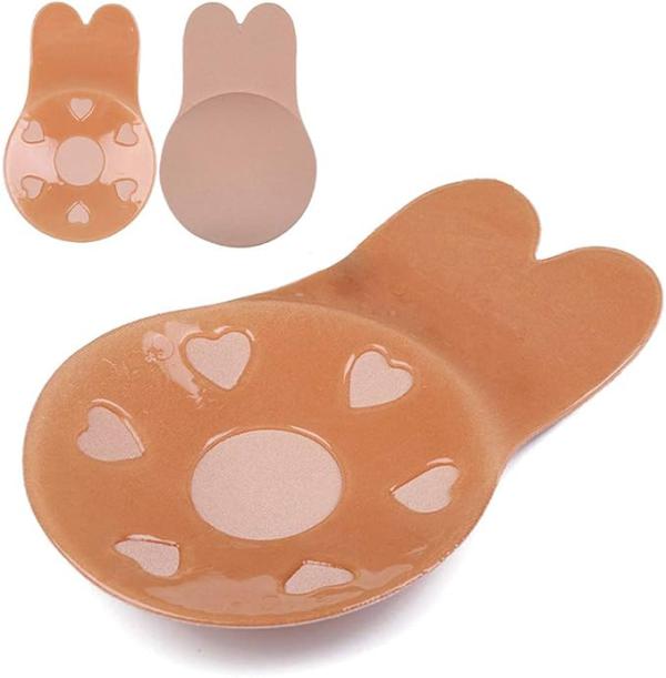 Non Slip Rabbit Ear Silicone Easy Adhesive Bra For Women 4