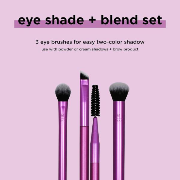 Real Techniques Eye Shade Blend Makeup Brush Trio 3