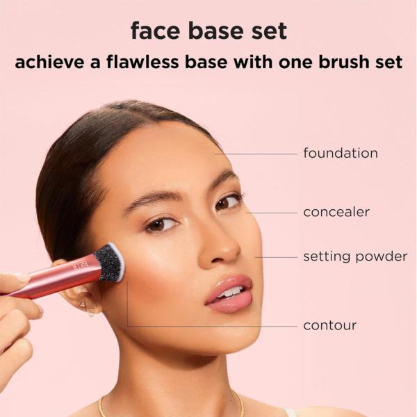 Real Techniques Face Base Makeup Brush Set 2