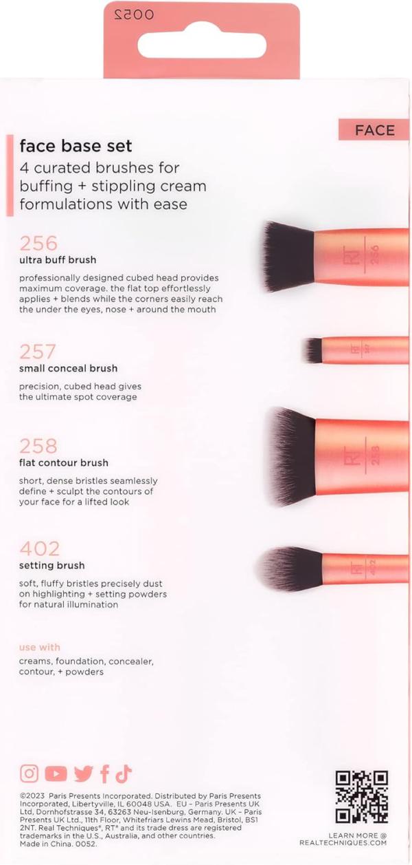 Real Techniques Face Base Makeup Brush Set 9