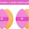 Real Techniques Miracle 2-In-1 Powder Puff Duo 2 Real Techniques Miracle 2-In-1 Powder Puff Duo