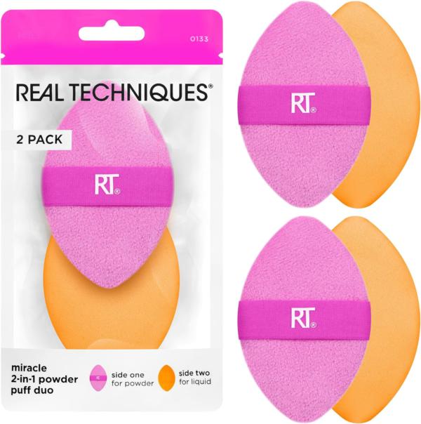 Real Techniques Miracle 2-In-1 Powder Puff Duo