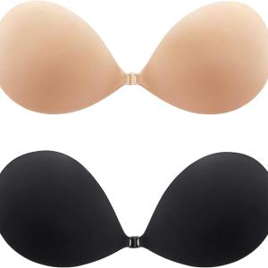 Self Adhesive Strapless Invisible Push-up Bra For Women