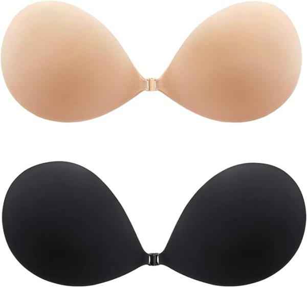 Self Adhesive Strapless Invisible Push-up Bra For Women