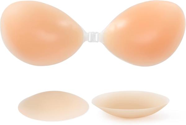 Silicone Self-Adhesive Stick On Gel Push Up Strapless Backless Invisible Bras