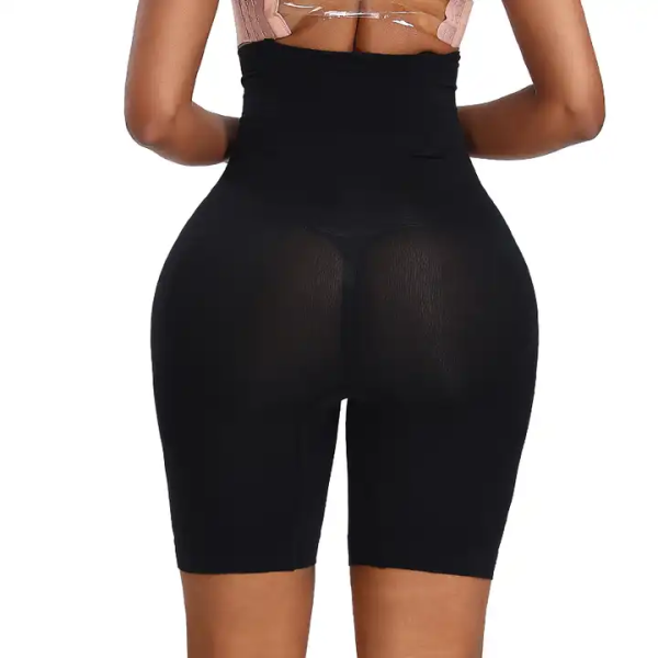 Women High Waist Seamless Slimmer Body Shaper Pants Black 2