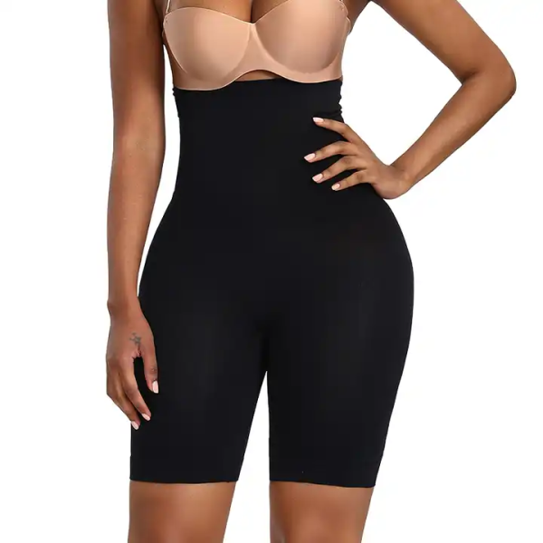 Women High Waist Seamless Slimmer Body Shaper Pants Black