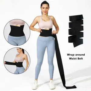 Women Slimming Elastic Tummy Invisible Wrap Belt For Weight Loss