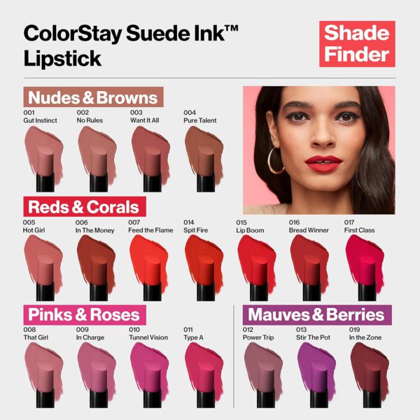 REVLON ColorStay Suede Ink Lipstick Shade Finder