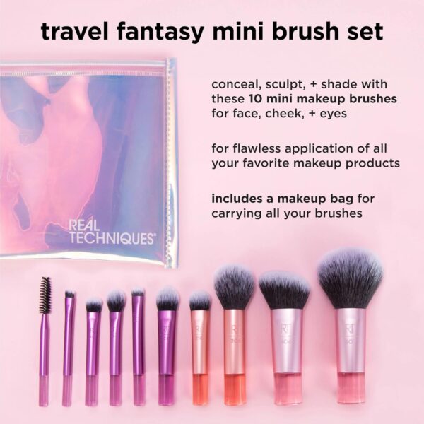 Real Techniques Travel Fantasy Mini Brush Set 3