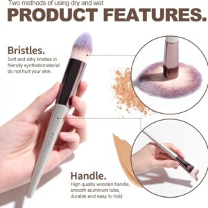 BS-MALL Makeup Brush Set 18 Pcs 5 BS-MALL Makeup Brush Set 18 Pcs Premium Synthetic Foundation Powder Concealers Eye shadows Blush Makeup Brushes Champagne Gold Cosmetic Brushes