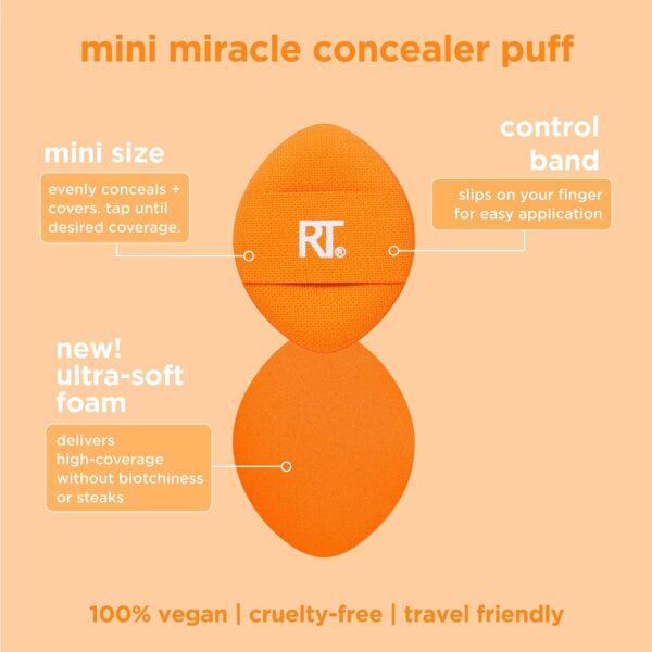 Real Techniques Mini Miracle Concealer Puff Trio 3