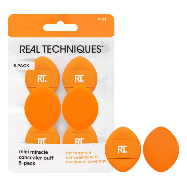 Real Techniques Mini Miracle Concealer Puffs 6 Counts