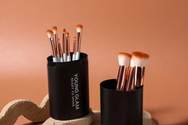 Young Glam Daily Essential Makeup Brushes 14 Pcs Brush Set 7