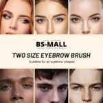 BS-MALL Eyebrow Brush Super Thin Eyebrow Brush, Eye Brow Concealer Contour Brush Pack of 2
