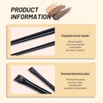 BS-MALL Eyebrow Brush Super Thin Eyebrow Brush, Eye Brow Concealer Contour Brush Pack of 2