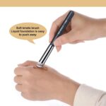 BS-MALL-Foundation-Brush-Concealer-Brush-Set-Synthetic-Brush-Hair-Wooden-Handle 3 BS-MALL Foundation Brush Concealer Brush Set Synthetic Brush Hair Wooden Handle 2 Pcs