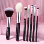 Jessup Individual Complete 25Pcs Makeup Brush Set Black-Silver T175 10 Jessup 25pcs Professional Makeup Brush Set Foundation Powder Concealer Eyeshadow Blending Blush Highlighter Natural-Synthetic Hair Brushes (Black/Silver) T175