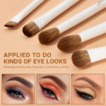 Jessup Luxury Light Gray Comprehensive Collection Eye and Face Brush Set 14pcs T329 3 Jessup Vegan Makeup Brushes Set Professional Eco-friendly Synthetic Powder Foundation Highlight Concealer Eyeshadow Blending Eyebrow Liner Spoolie Brush Set Light Grey 14pcs T329