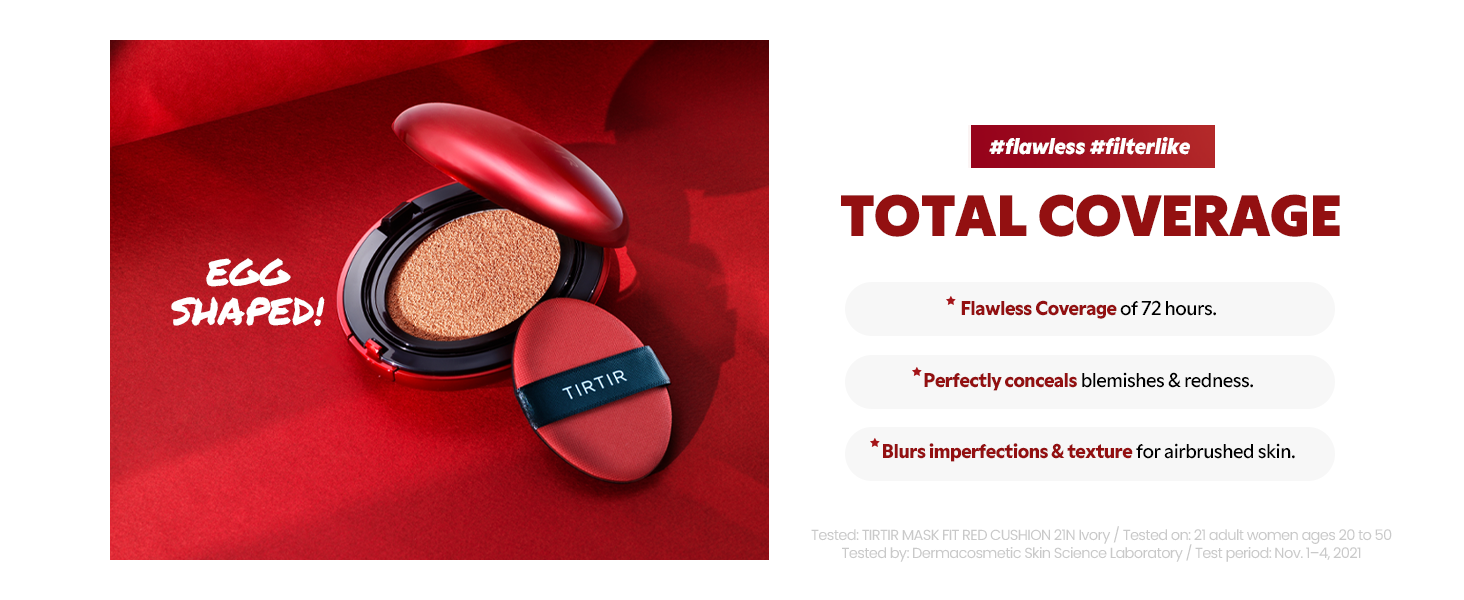 TIRTIR Mask Fit Red Cushion Foundation Total Coverage