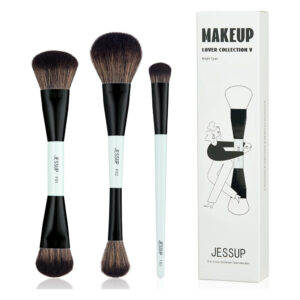 Jessup Face Makeup Brushes 3pcs Double Ended T503