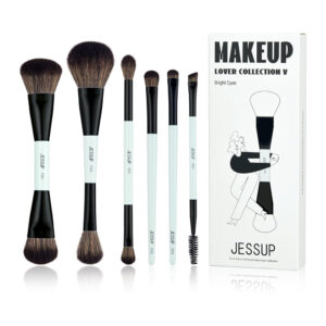 Jessup Makeup Brush Set 6pcs Double Sided Makeup Brushes T501
