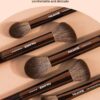 MAANGE Professional Makeup Brush Set, Soft Long Tube Design (Brown) 13Pcs Brush Set
